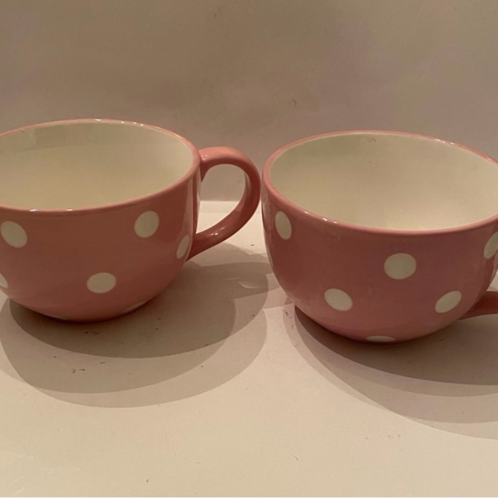 Pampered Chef Help Whip Cancer Coffee Mugs, set of 2, NIB